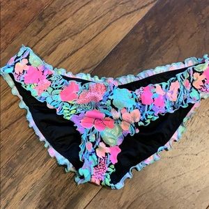 Flora print bikini bottom
